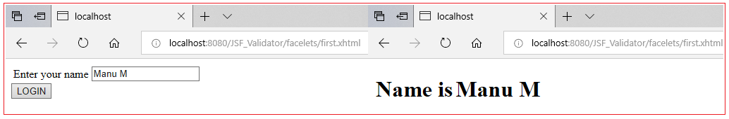 JSF validateLength - java4coding